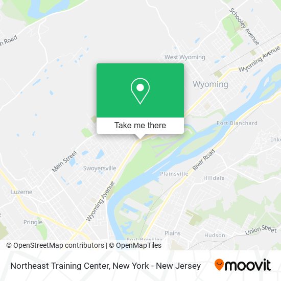 Northeast Training Center map