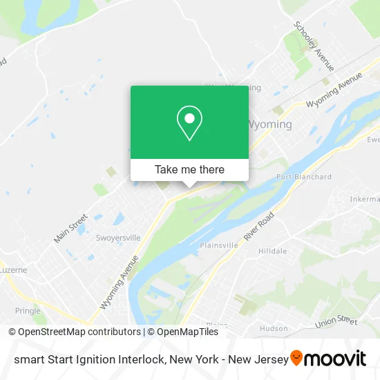 smart Start Ignition Interlock map