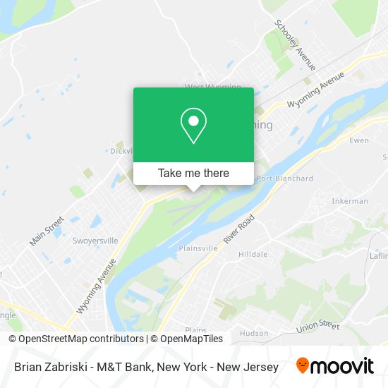 Mapa de Brian Zabriski - M&T Bank
