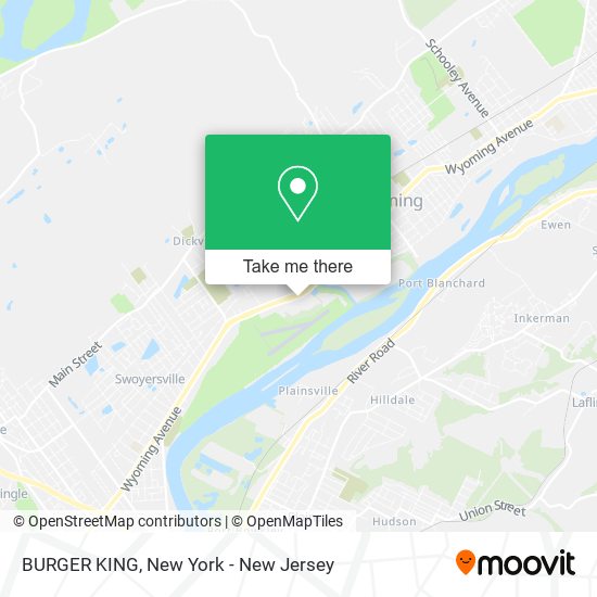 Mapa de BURGER KING