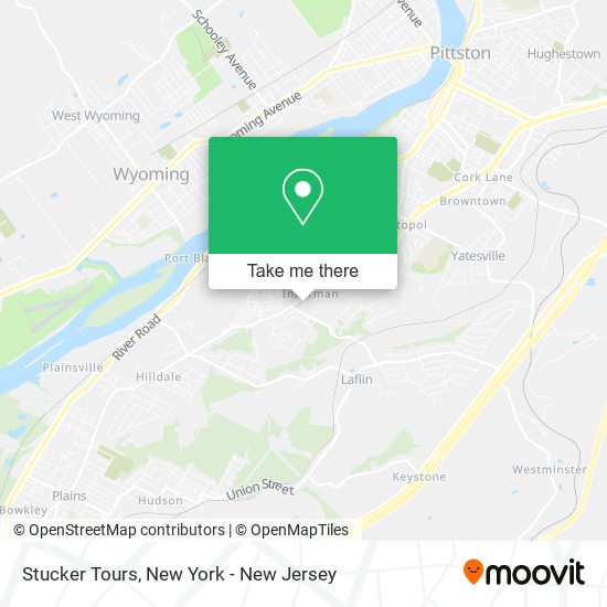 Mapa de Stucker Tours