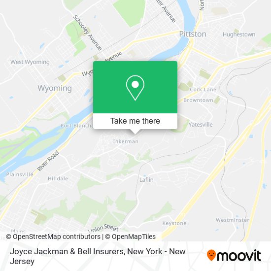 Joyce Jackman & Bell Insurers map