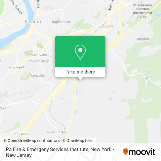 Mapa de Pa Fire & Emergeny Services Institute
