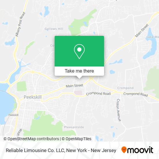 Reliable Limousine Co. LLC map
