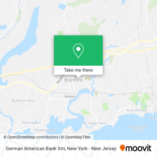 German American Bank Itm map