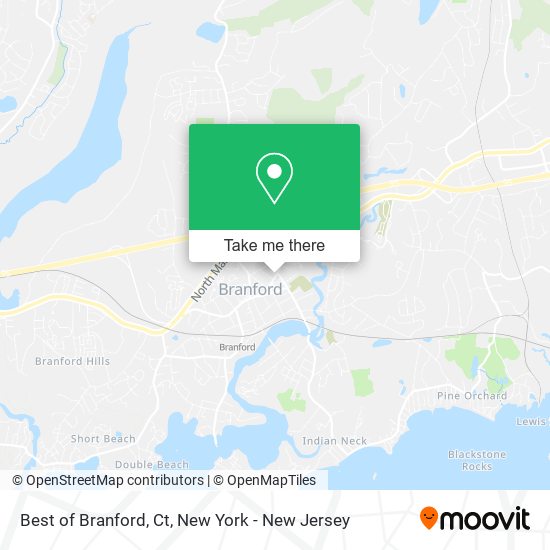 Mapa de Best of Branford, Ct