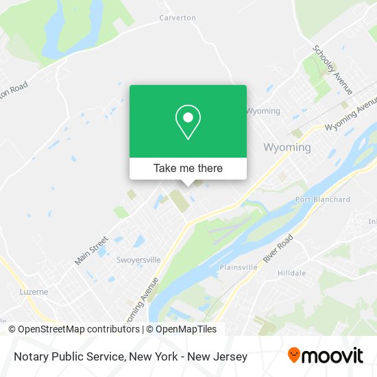 Notary Public Service map