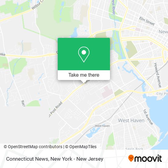 Mapa de Connecticut News