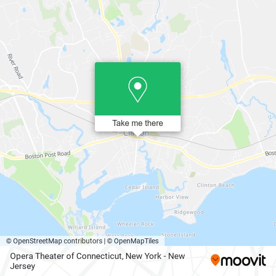 Opera Theater of Connecticut map