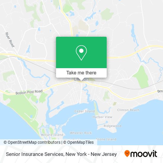 Senior Insurance Services map