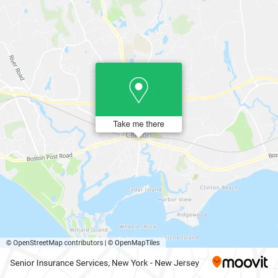 Senior Insurance Services map