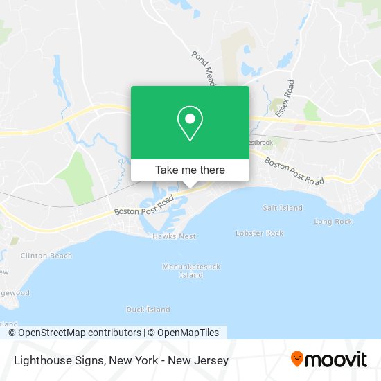Mapa de Lighthouse Signs
