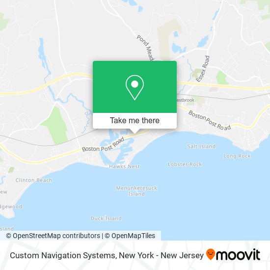 Custom Navigation Systems map
