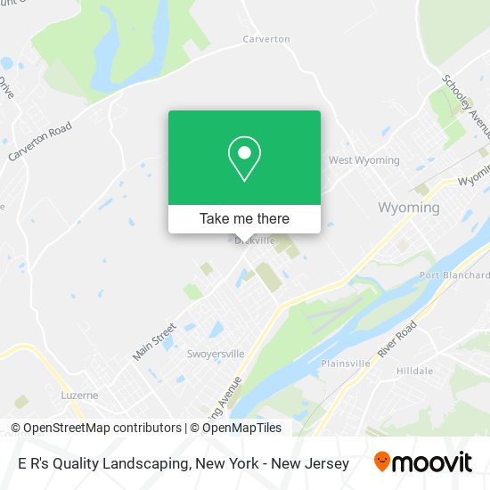 E R's Quality Landscaping map