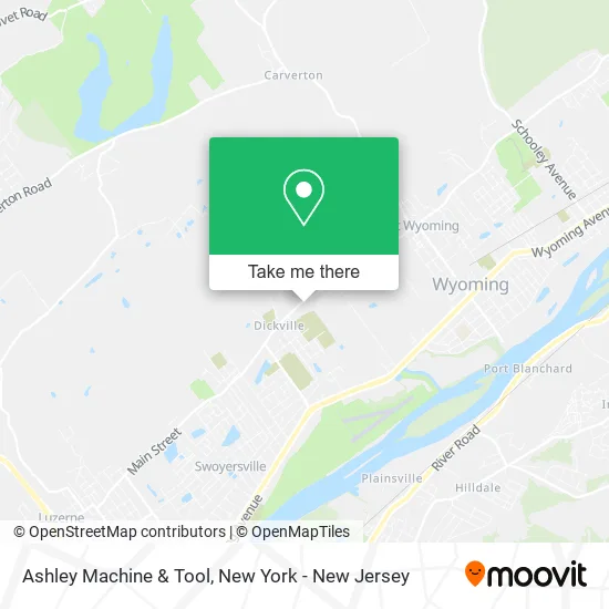Ashley Machine & Tool map