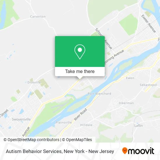 Autism Behavior Services map