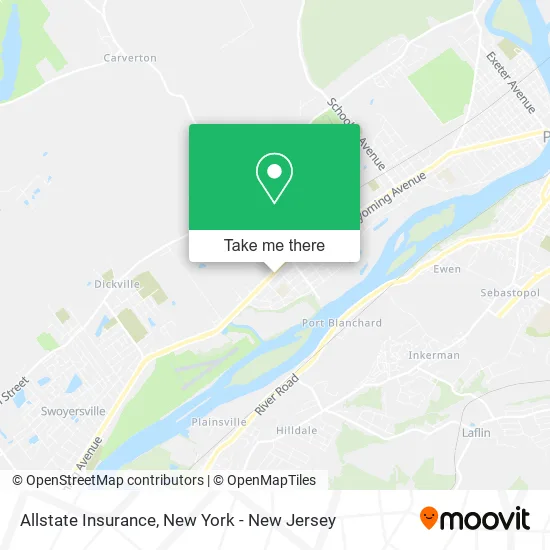Allstate Insurance map