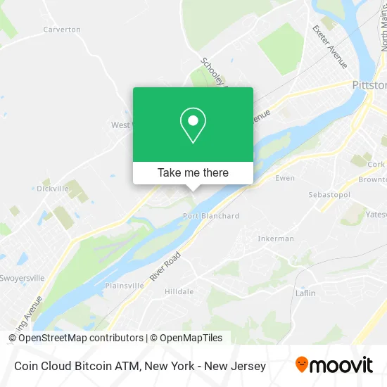 Coin Cloud Bitcoin ATM map