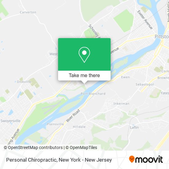 Personal Chiropractic map