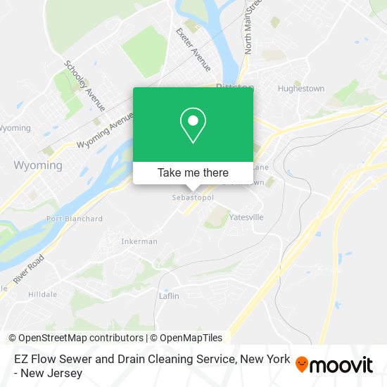 EZ Flow Sewer and Drain Cleaning Service map