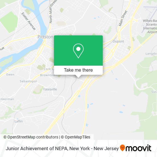 Mapa de Junior Achievement of NEPA