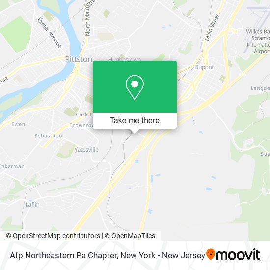 Mapa de Afp Northeastern Pa Chapter