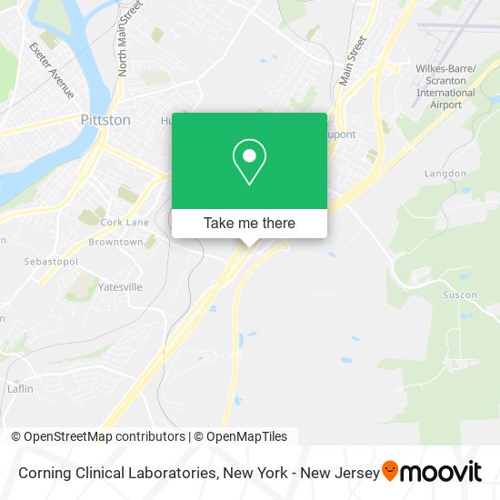 Mapa de Corning Clinical Laboratories