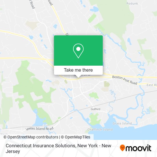Connecticut Insurance Solutions map