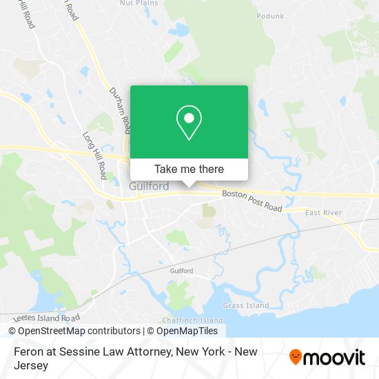Feron at Sessine Law Attorney map