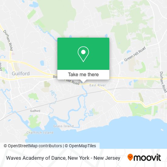 Waves Academy of Dance map