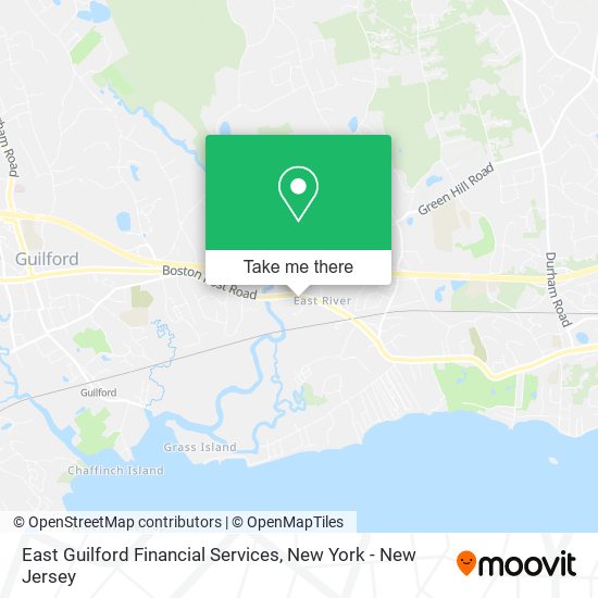 East Guilford Financial Services map