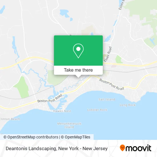 Deantonis Landscaping map