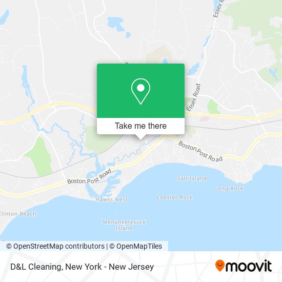 D&L Cleaning map