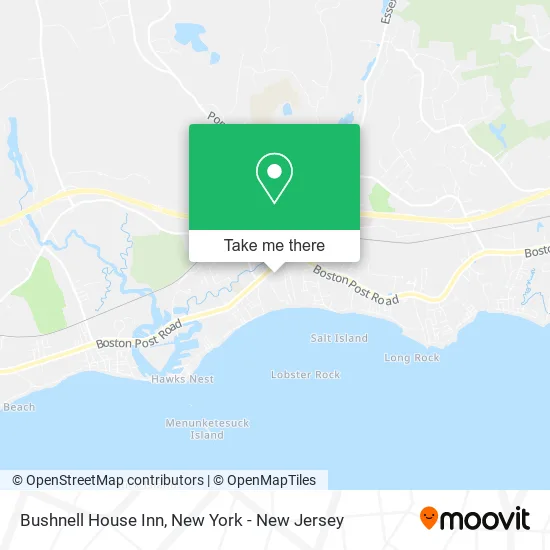 Bushnell House Inn map