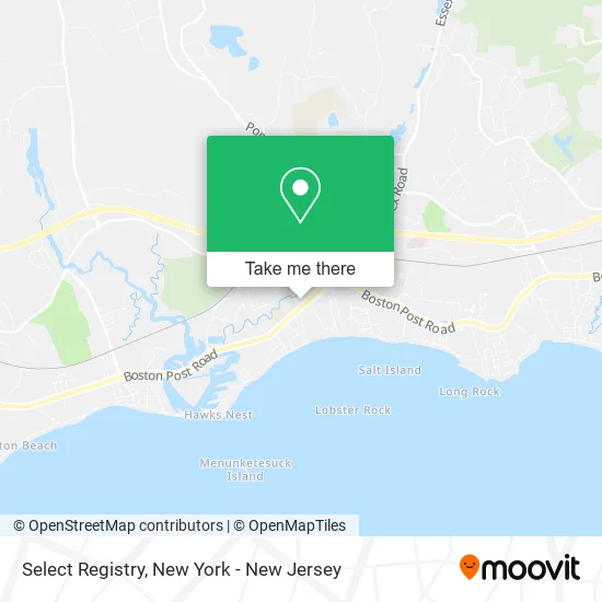 Select Registry map