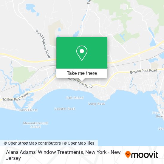 Alana Adams' Window Treatments map