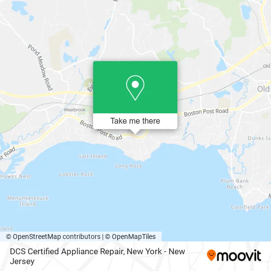 DCS Certified Appliance Repair map