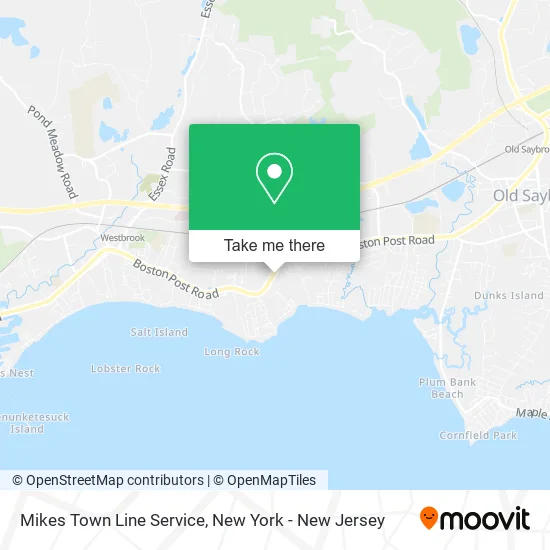 Mikes Town Line Service map