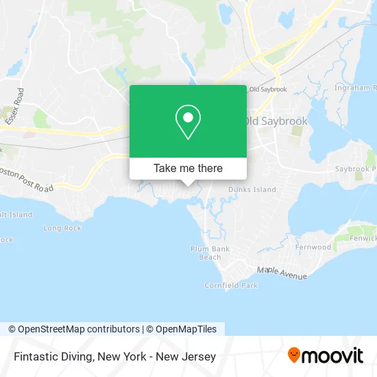 Fintastic Diving map