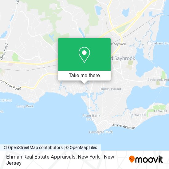 Ehman Real Estate Appraisals map