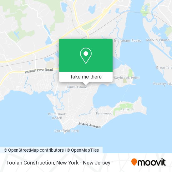 Mapa de Toolan Construction