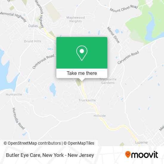 Mapa de Butler Eye Care