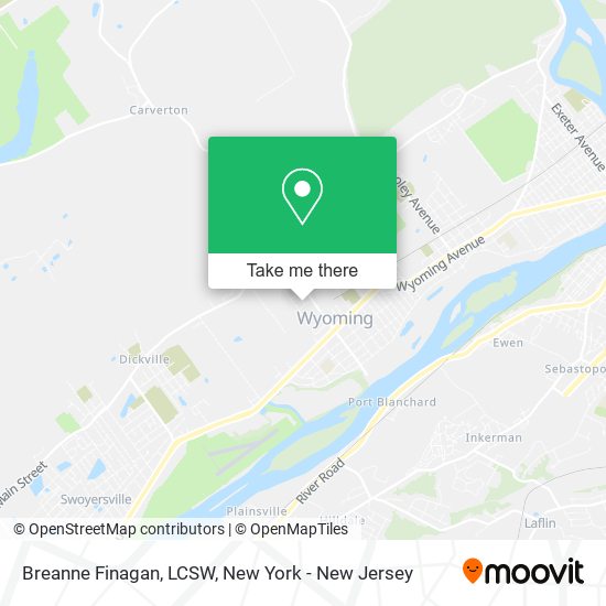 Mapa de Breanne Finagan, LCSW