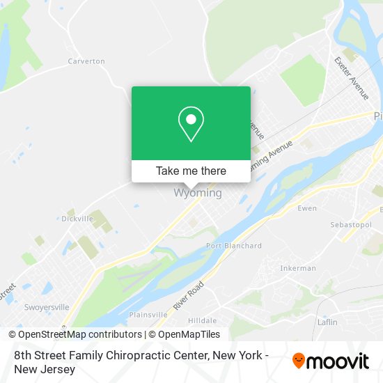 Mapa de 8th Street Family Chiropractic Center