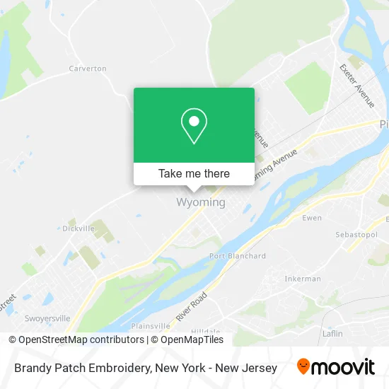 Brandy Patch Embroidery map