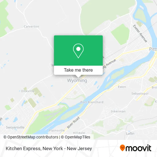 Kitchen Express map