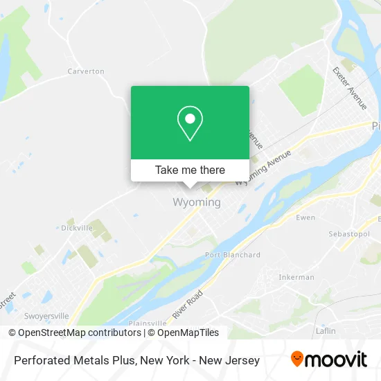 Perforated Metals Plus map