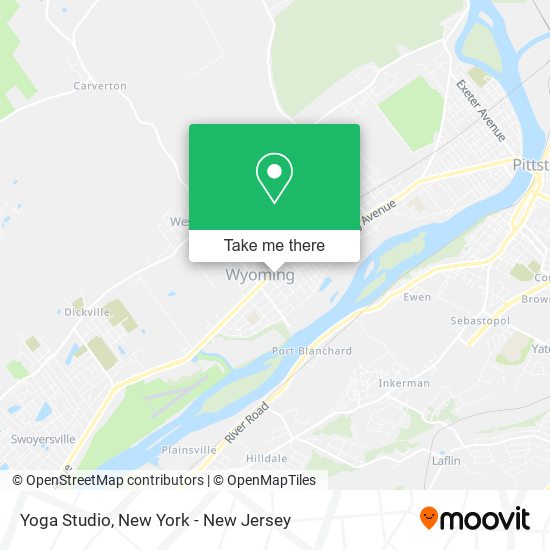 Yoga Studio map