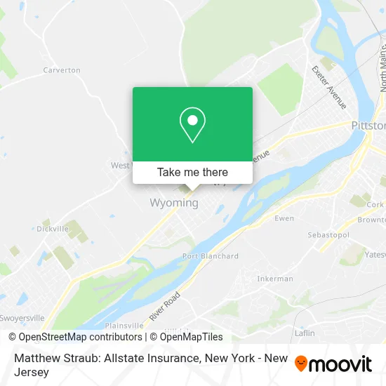 Matthew Straub: Allstate Insurance map