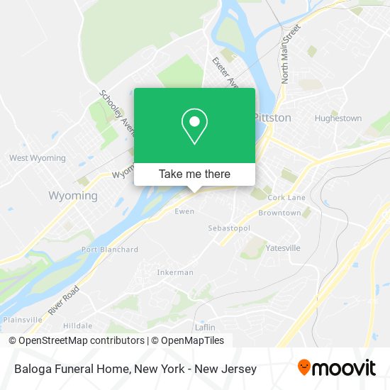 Mapa de Baloga Funeral Home